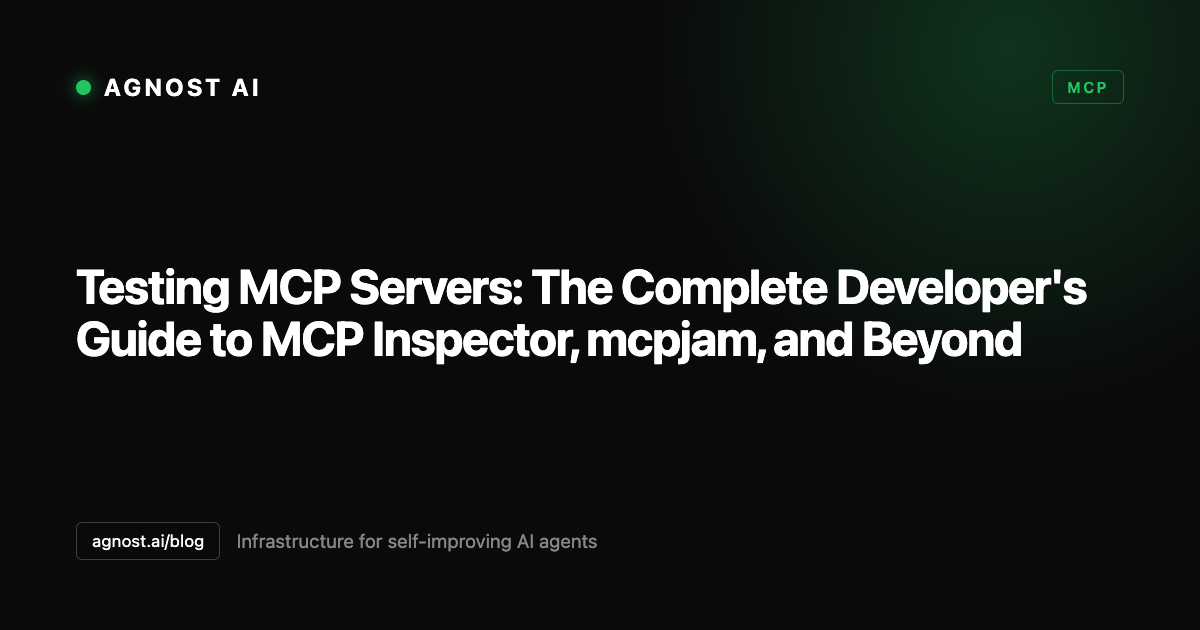 Testing MCP Servers: The Complete Developer's Guide to MCP Inspector ...